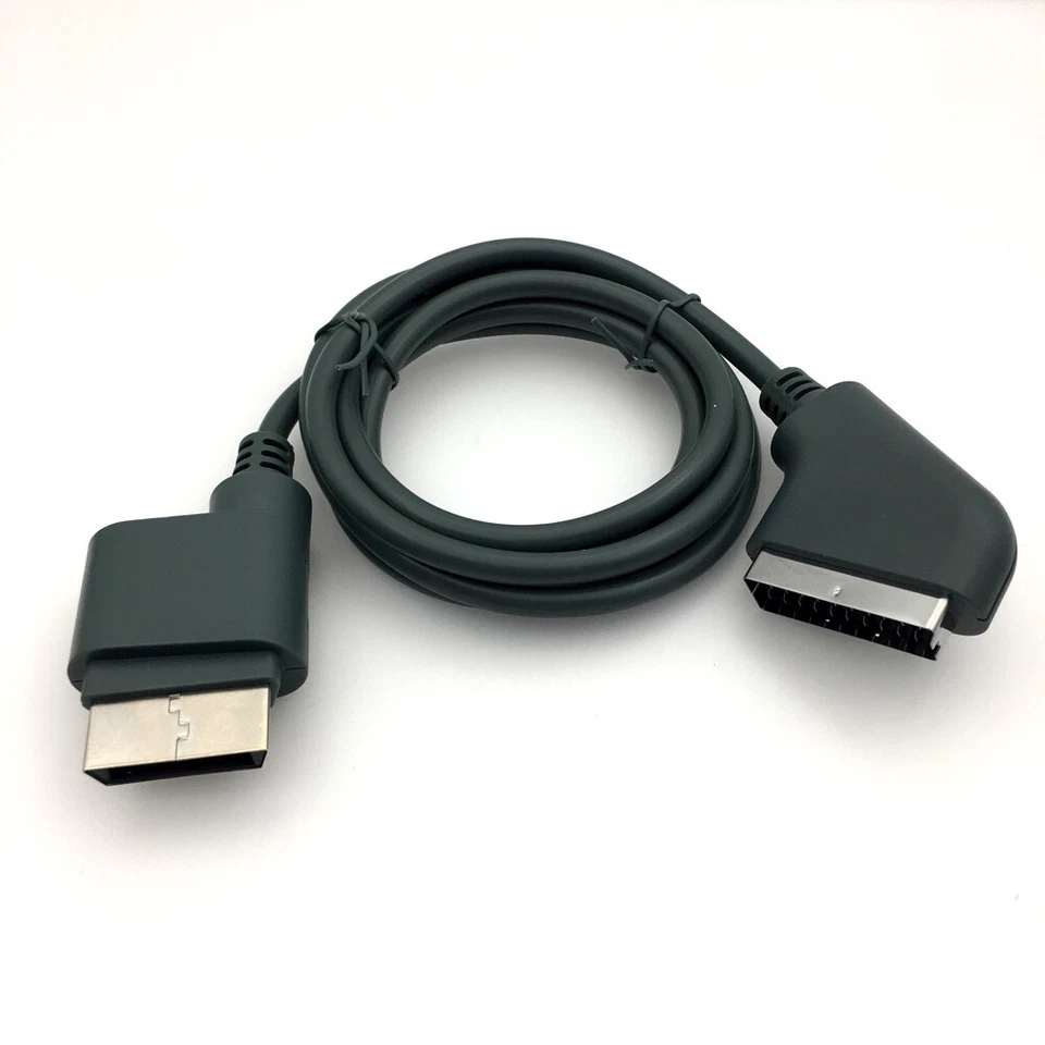1.8m RGB Scart Video HD TV AV Cable For XBOX 360 Gamepads Game AV Scart Cables - Image 2 of 4