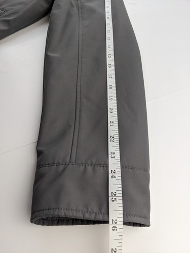 Wilsons Leather Jacket Men M Gray Removable Hood Lined Outerwear Outdoor Classic - Picture 13 of 13
