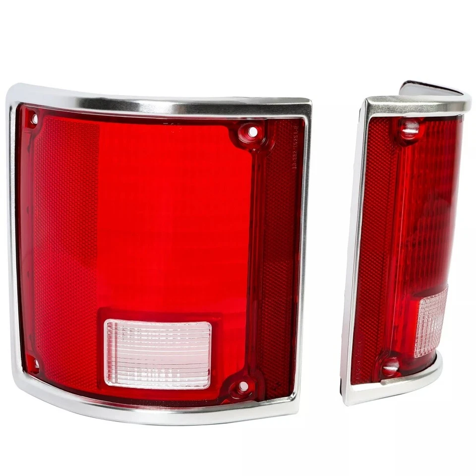 Left & Right Tail Light Lamp Lens For Chevrolet Truck C10 C20 C30 Suburban Jimmy - image 2 of 4