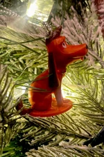 2025 Dog Max Reindeer How The Grinch Stole Christmas Tree Ornament New 1.5”