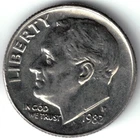 USA - 1982P - Dime - Roosevelt - 1st Year w/ "P" Mint Mark - #17393