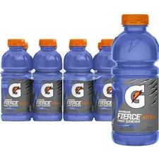 Gatorade Thirst Quencher Artificial Fierce Grape Sports Drinks 20 Fl Oz Pack