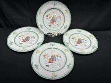 International Tableworks "HEARTLAND II "  ~ Set of 4 ~ Dinner Plates ~ 11 1/8"