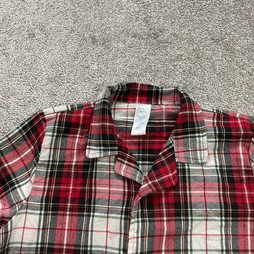 The Children's Place Flannel Shirt Pajama Top Boys 14 Multi Plaid Button Down - Picture 3 of 9