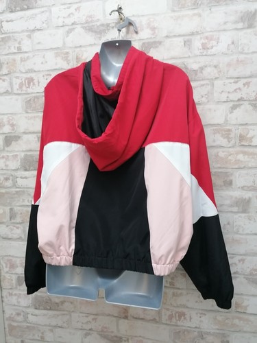 Topshop Colourblock - geometrische 1/4-Reißverschluss Jacke Größe UK 8-10 - Bild 10 von 11
