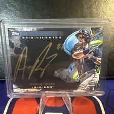 2023 TOPPS INCEPTION AUSTIN RILEY SILVER SIGNINGS GOLD INK AUTO /25 