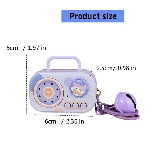 Classical Miniature Music Player with Recording Function for Travel Outdoor Use - Picture 8 of 12