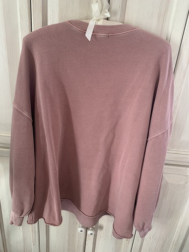 SUDADERA RAILS SIGNATURE - ROSA VINTAGE Talla PEQUEÑA USADA EN EXCELENTE ESTADO - Imagen 2 de 10