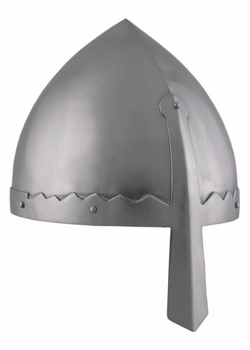 HANDMADE MEDIEVAL HELMET - NORMAN HELM DARK AGES CRUSADES Nasal Helmet - 第 2/2 張圖片