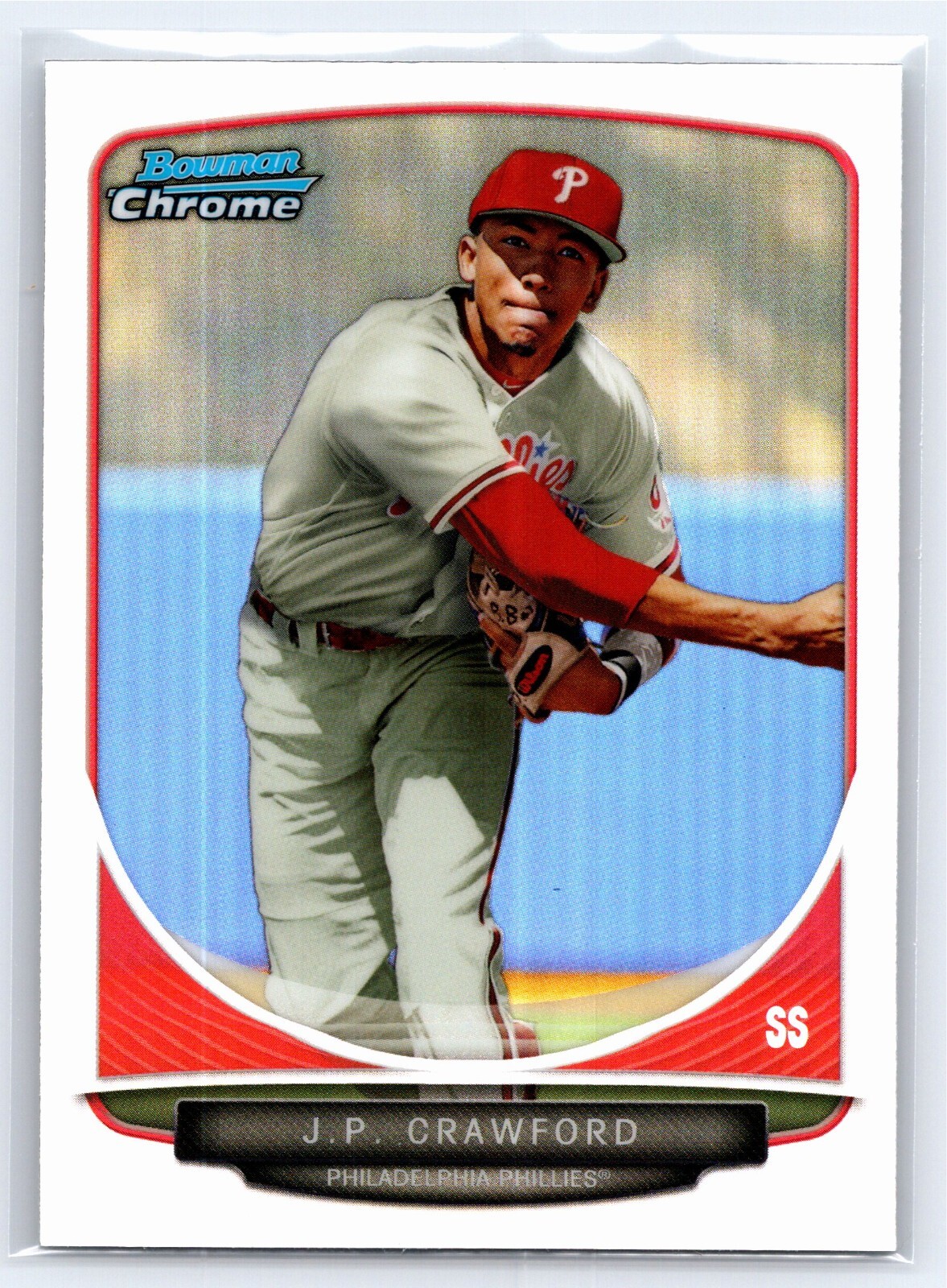 2013 Bowman Draft Picks & Prospects - Chrome J.P. Crawford #BDPP32 Refractor RC