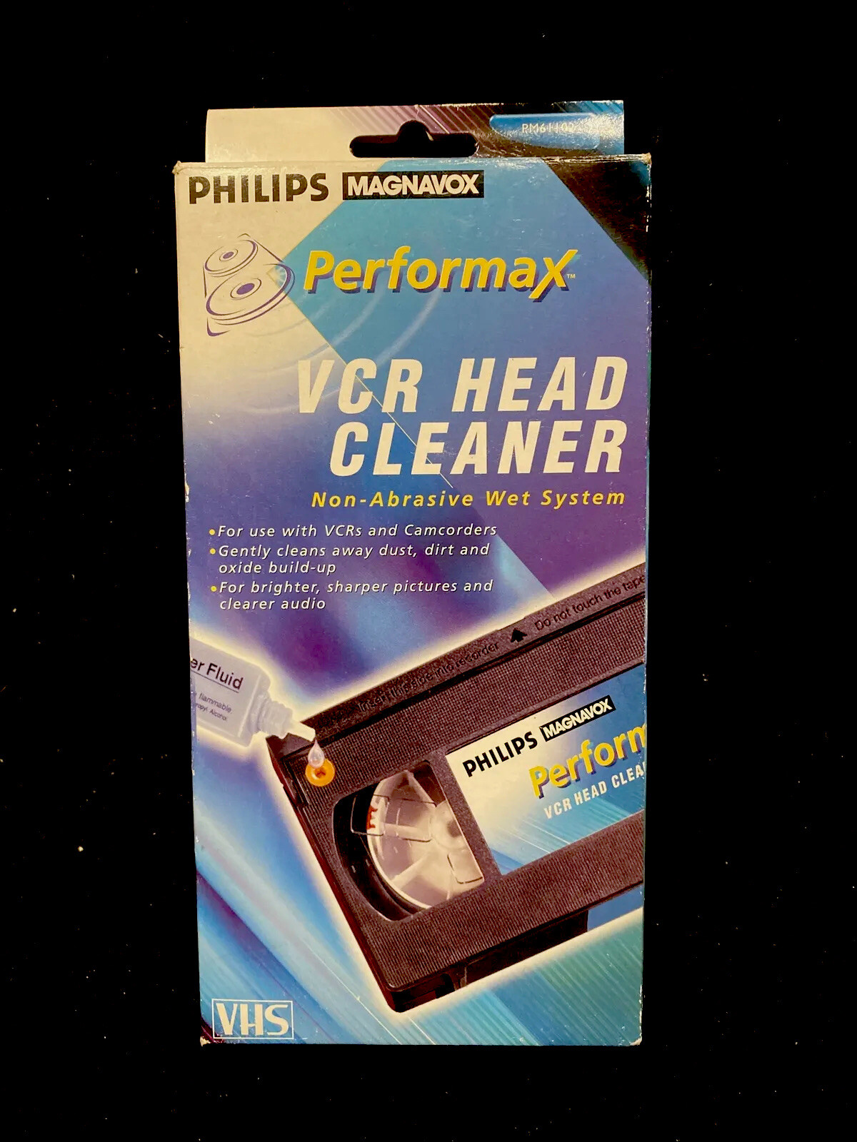 ASHATA VHS VCR Head Nettoyer, Réutilisable Pour Toute La Tête