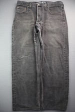 Vintage Men's Nautica Jeans Classic Fit Black USA Made Size 34x32 (Msr 34x26)