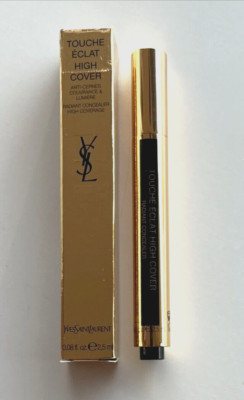 YSL Touche Eclat High Cover Radiant Concealer #2 IVORY 2.5 ml Yves New