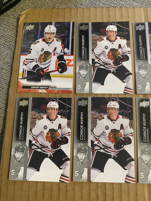 (14) Connor Murphy Upper Deck Lot Chicago Blackhawks