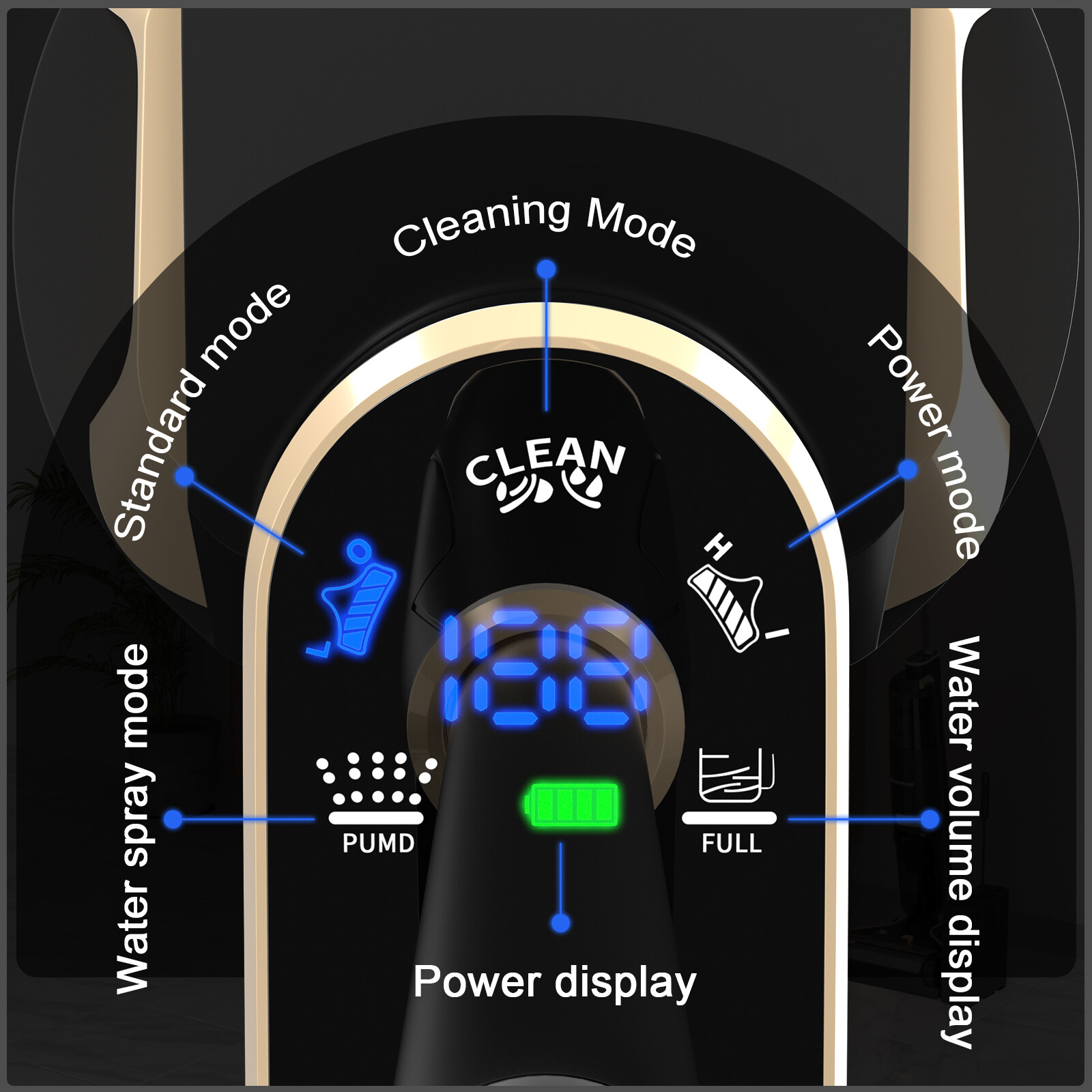 4000W Upright 3 in 1 Stick Powerful Vacuum Cleaner 50 OFF Lifetime