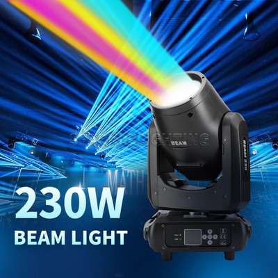 7R 230W Sharpy Moving Head Beam Light Gobo Strobe 24 Prism DMX Disco Show Stage