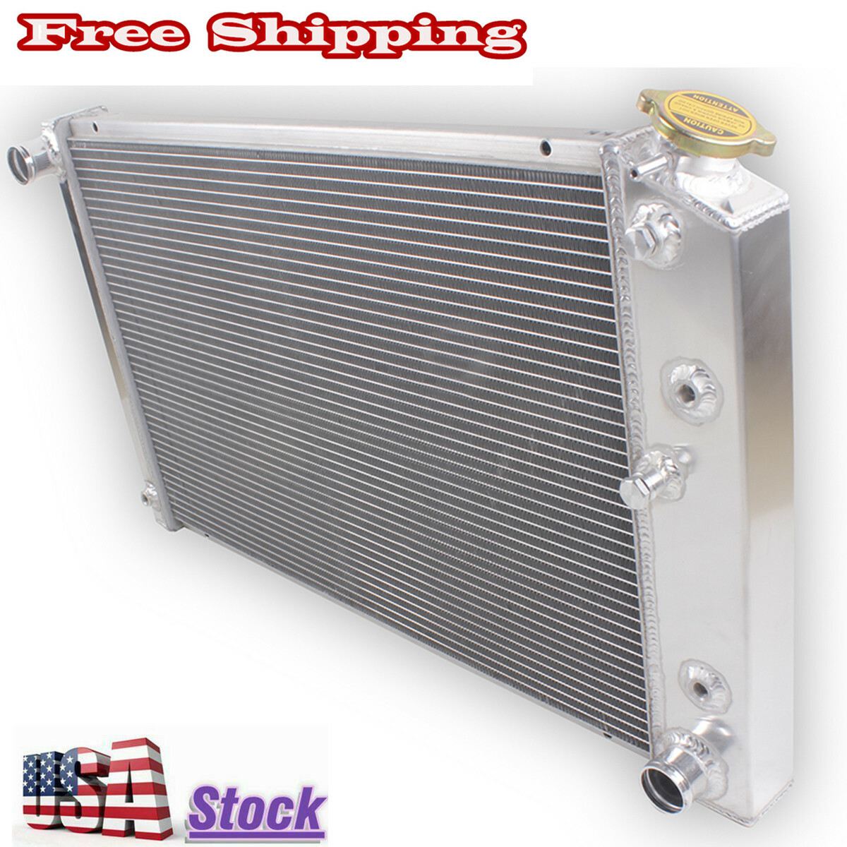 4Row 62mm Th. Radiator For 1978-1987 Chevy El Camino Monte Carlo