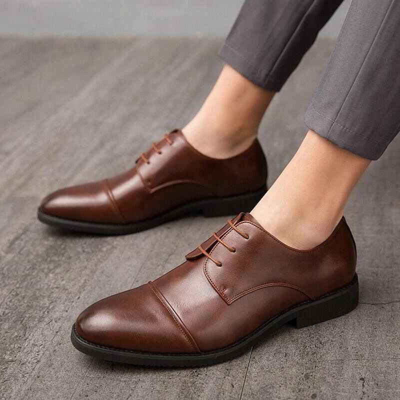 Men's business leather shoes sale