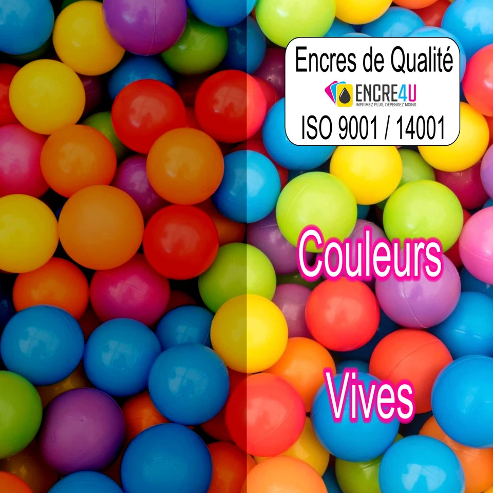 PREMIUM - Cartouches d'encre compatibles avec Canon Pixma ( série 540 541 XL ) - Photo 4/4