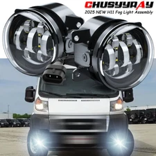 2pcs LED Fog Lights Front Bumper Lamp Fit RAM PROMASTER 3500 2014-2022