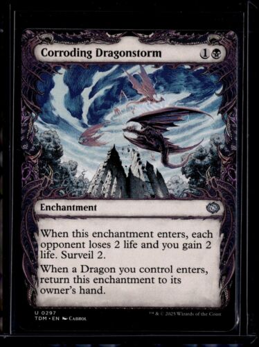 Corroding Dragonstorm - 297 - TDM - NM - MTG Magic the Gathering