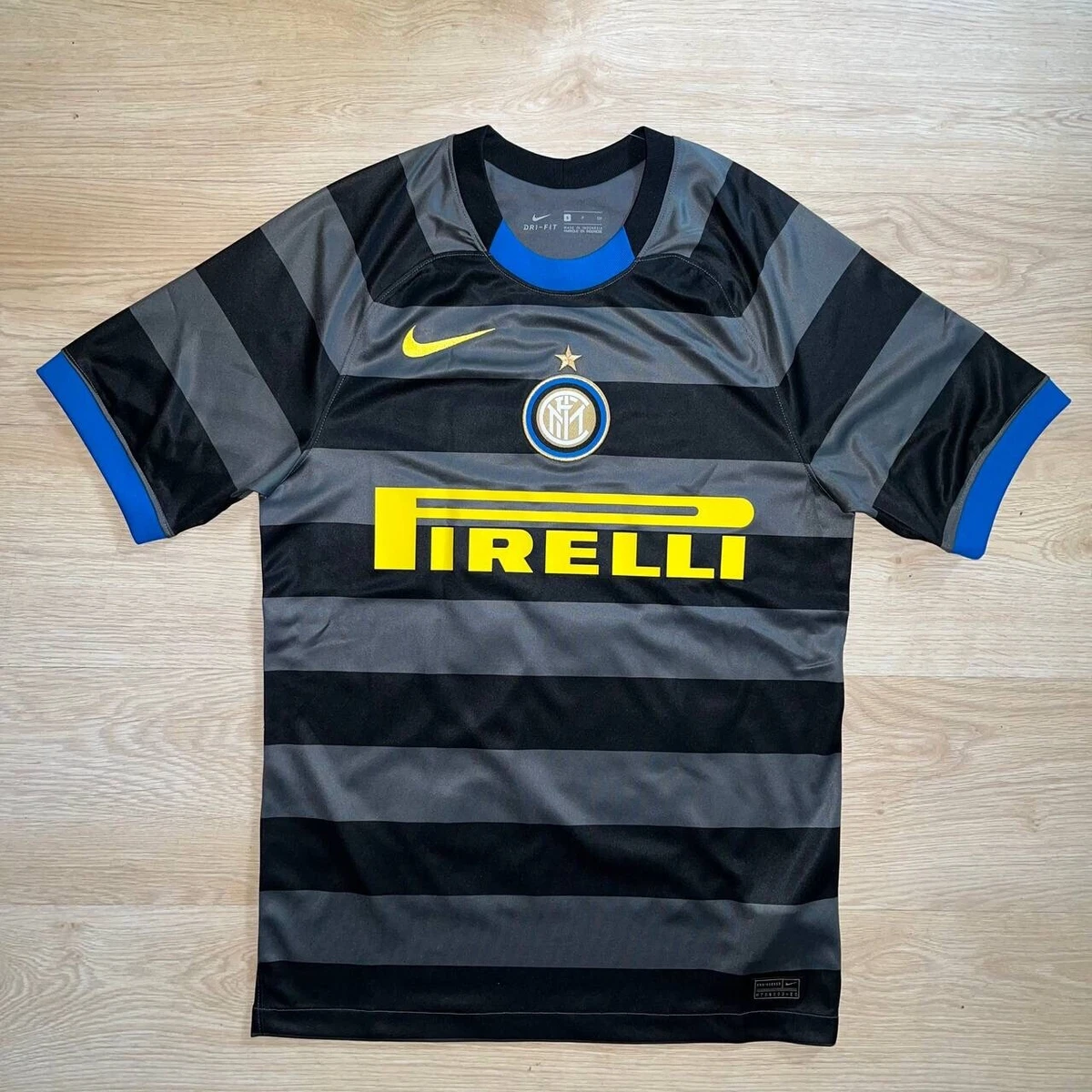 INTER MILAN NIKE 2020 2021 FOOTBALL THIRD JERSEY 95 BASTONI SIZE