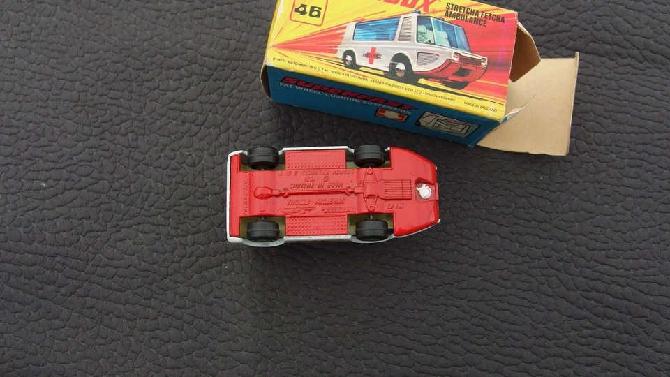 Matchbox Superfast MB46 Stretcha Fetcha Ambulanza made in England Lesney Nuovo c - Immagine 4 di 4