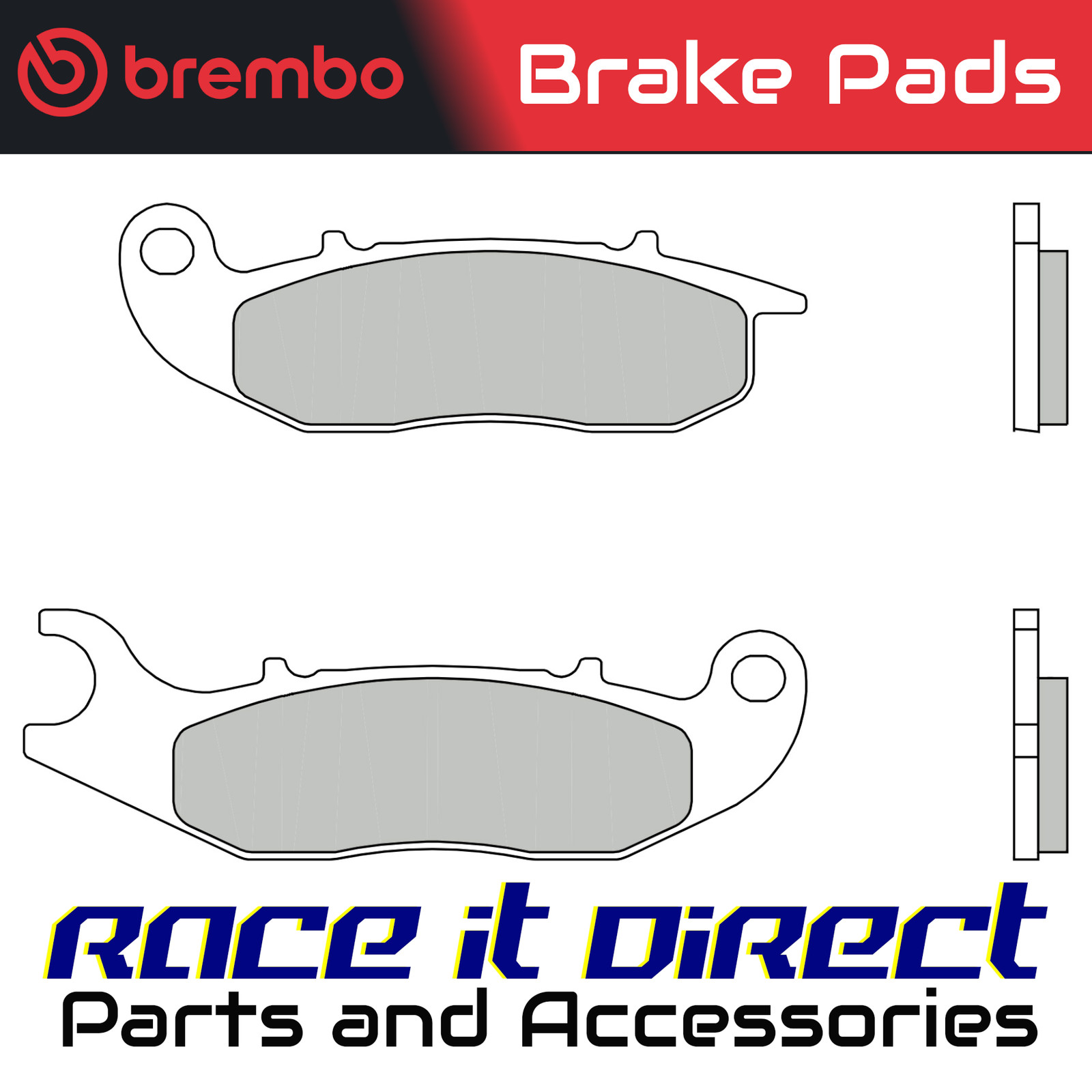 Brembo Carbon Ceramic Brake Pads Front RIEJU Marathon Pro 125 2011 - Image 22