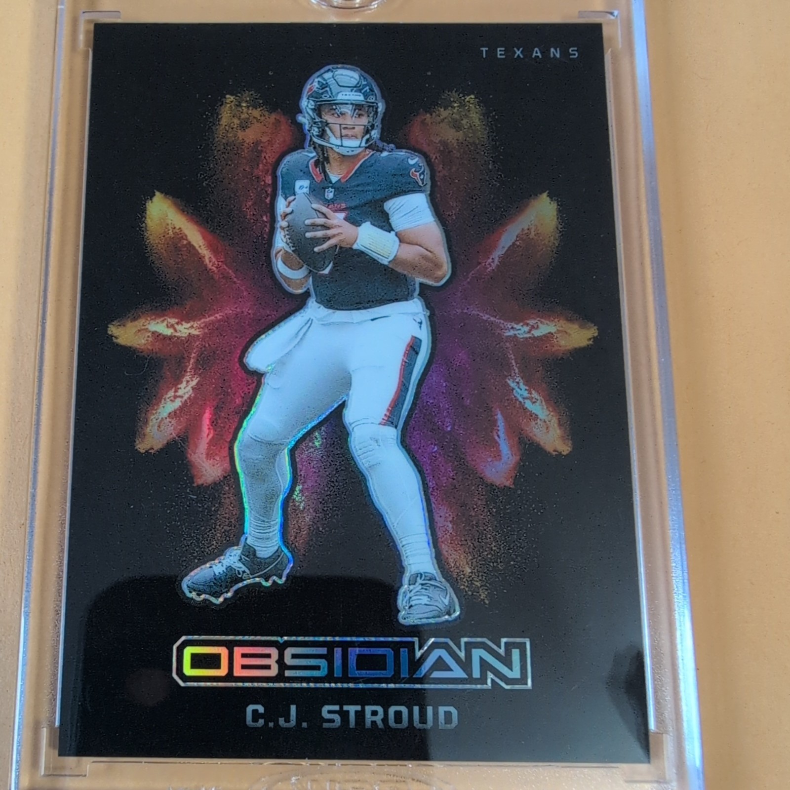 2024 Panini Obsidian - Black Color Blast C.J. Stroud #24