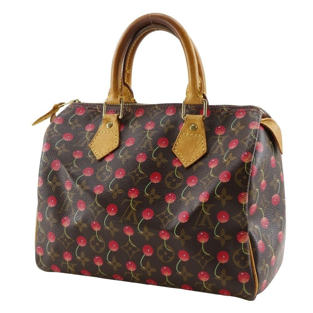 Louis Vuitton Speedy 25 Cherry Murakami M95009 Monogram 2005