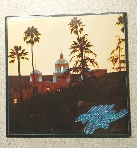 Eagles Hotel California 1976 Asylum LP Vinyl Record With Poster
