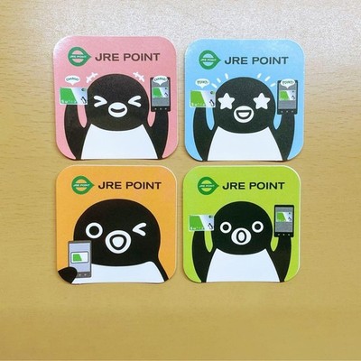 Value Jre Point Suica Penguin Sticker Set Of 4