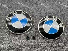 Original Blue White Bmw Roundel With Grommets Front Hood Rear Trunk Emblem Badge Original Blue White Bmw Roundel With Grommets Front Hood Rear Trunk Emblem Badge