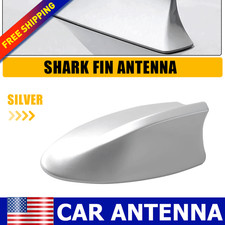 For 2011-2016 Kia Forte 4dr Shark Fin Cover Silver Car Roof Antenna Universal Us