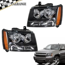 Pair For 2007-2009 2011 2012 2013 2014 Chevy Avalanche/Suburban/Tahoe Headlights