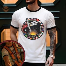 Project Hail Mary Ringer Tee Mission Patch, Ryan Gosling Wear Ringer T-Shirt