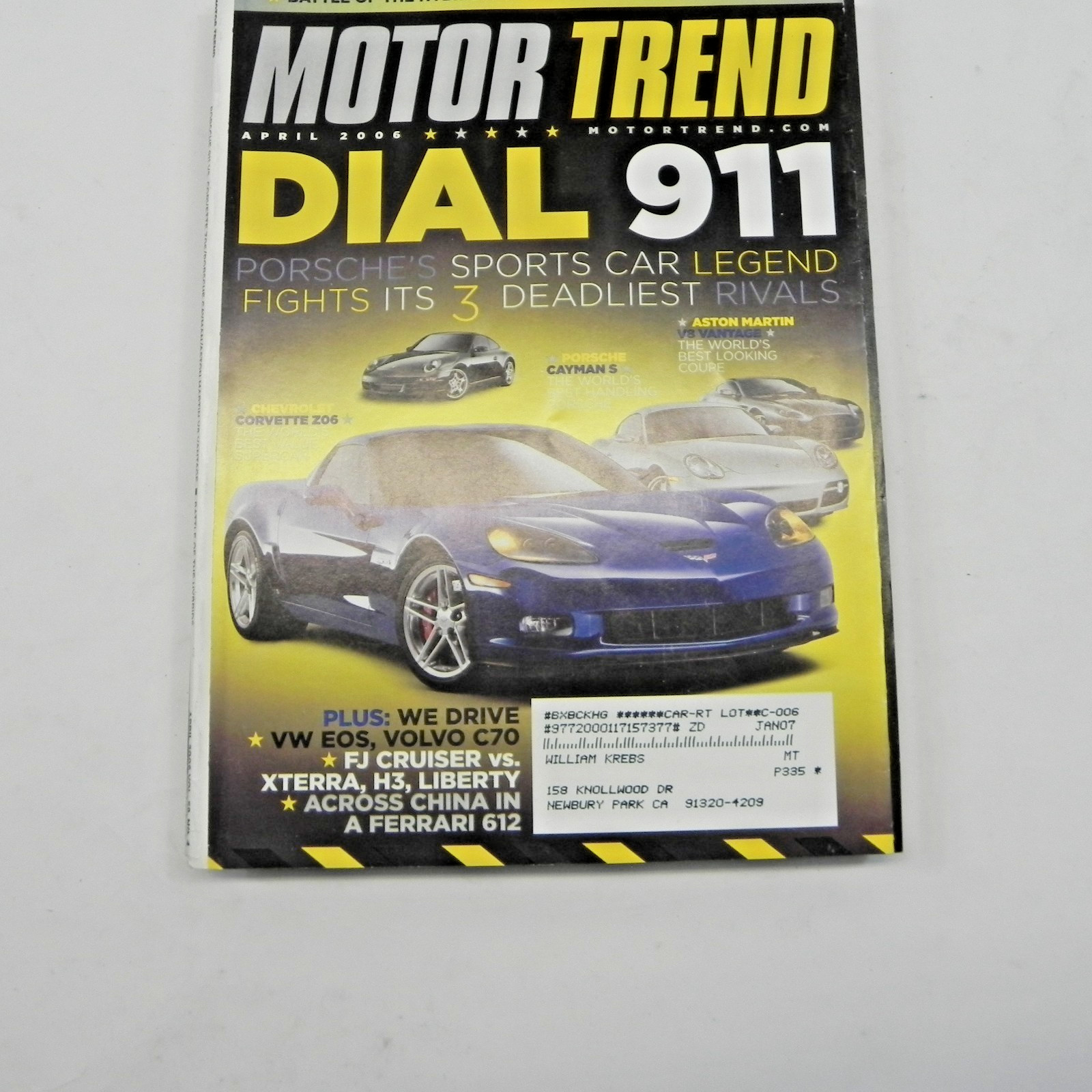 2004 MOTOR TREND MAGAZINE LOT OF 9 ISSUES RACING CAR CUSTOM MUSCLE DRAG TRACK