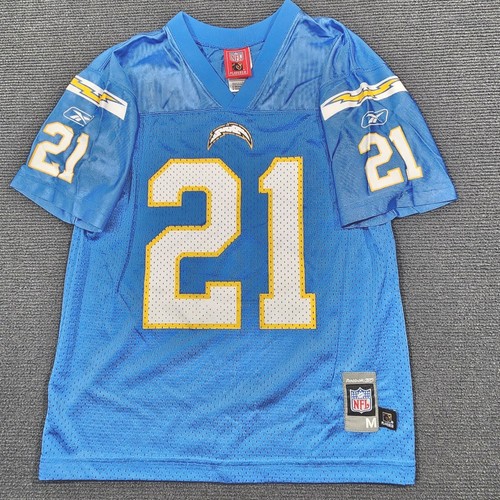 Reebok #21 LaDainian Tomlinson Chargers Youth M Blue Football Jersey Sportswear