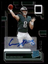 2022 Clearly Donruss Rated Rookie Purple Auto Carson Strong 093/175 #61