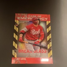 Topps In Case of Emergency Break Glass Insert Joey Votto Reds ICE-15