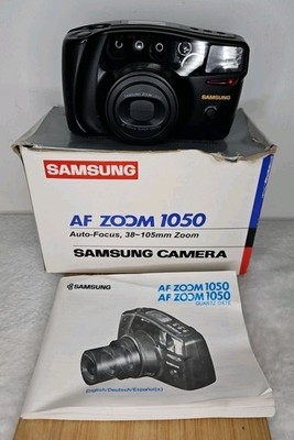 Samsung AF Zoom 1050 Kamera mit 38mm-105mm Zoomobjektiv & orig Karton & Anleitung