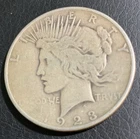 1923 Peace Silver Dollar $1 90% Silver Business Strike Philadelphia KM#150