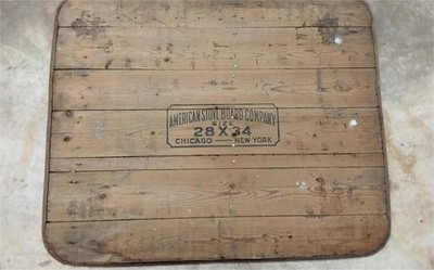 Stove Board The American Stoveboard Co Antique 28 x 24 Floor Stove Board The American Stoveboard Co Antique 28 x 24 Floor