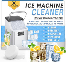 Ice Machine Cleaner Tablets Descaler 36 Pack   Portable Ice Maker Cleaner, Nic