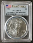 2016 $1 American Silver Eagle Dollar PCGS MS69