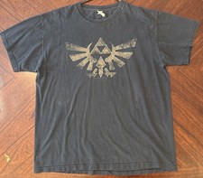 Vintage The Legend Of Zelda: Ocarina Of Time Double-Sided T-shirt - Size Large