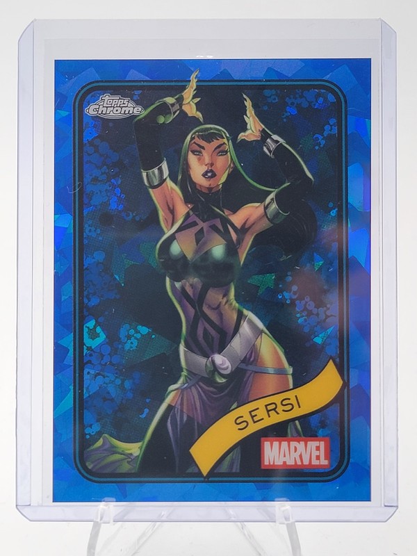 SERSI 2025 TOPPS CHROME SAPPHIRE MARVEL #77 Q2091