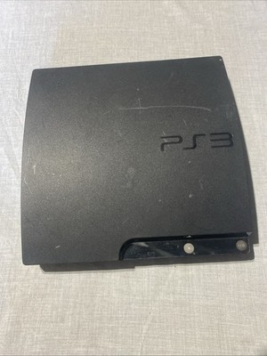 Sony PlayStation 3 PS3 Slim CECH-2001A Black Console Only Tested Works