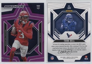 2023 Panini Rookies & Stars Rookies Purple /199 Tank Dell #184 RC