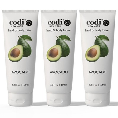 CODI HAND $ BODY LOTION 3.3OZ/100ML PACK OF 3 TUBES, PICK ANY SCENT